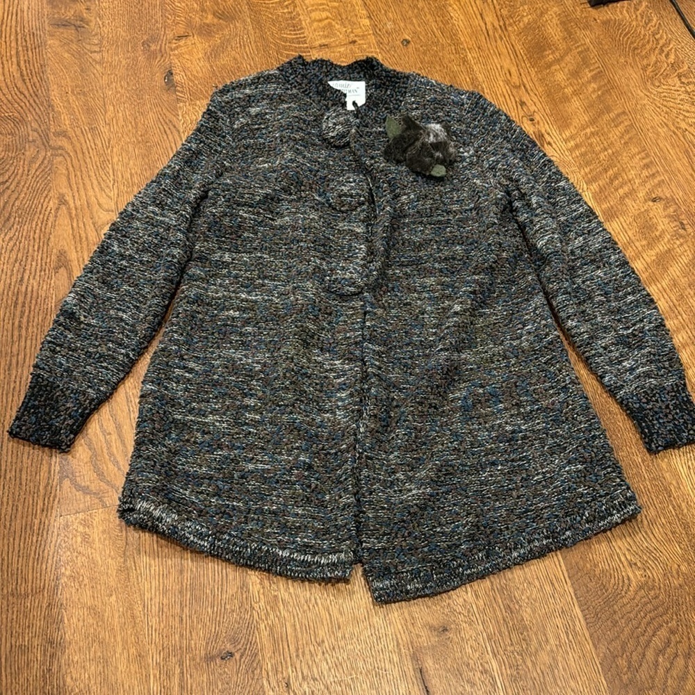 Jamie Kreitman Women’s Cardigan Green and Blue Size Small